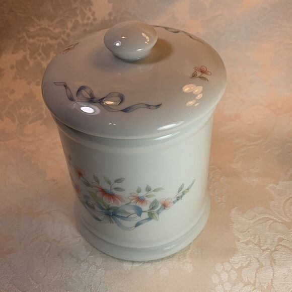 Princess House Exclusive Handcrafted In Porcelain 16 Oz Bath Jar 8 Oz Tumbler - Picture 5 of 13